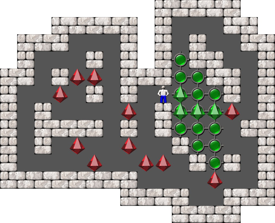 Sokoban Kevin 11 level 74